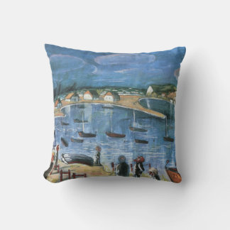 Vintage Expressionism, Hidensee by Walter Gramatte Cushion