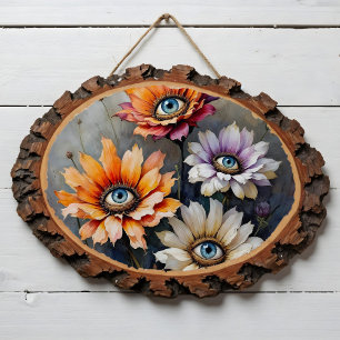 Vintage Eyeball Flowers For Decoupage Paper