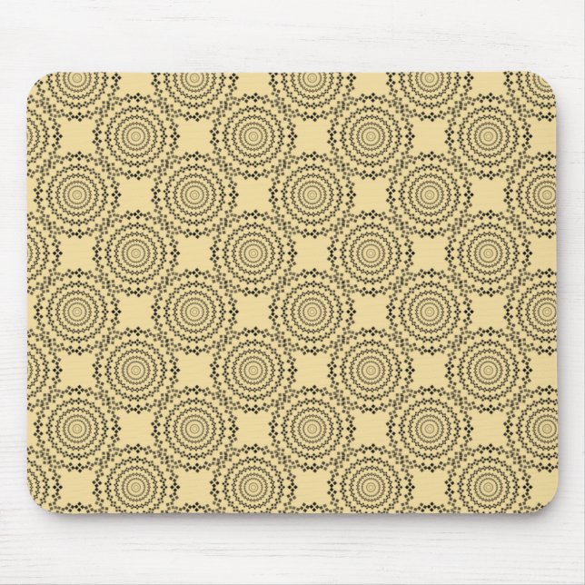 Vintage Fab Mousepad, Champagne Gold Mouse Mat (Front)
