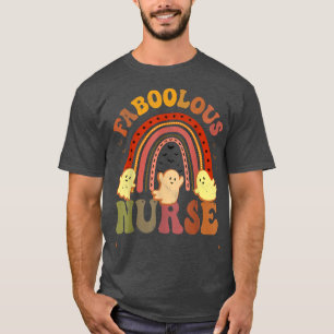 Vintage FABOOLOUS NURSE Costume This Is My Scary V T-Shirt