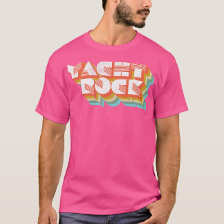 Vintage Fade Yacht Rock Party Boat Drinking graphi T-Shirt