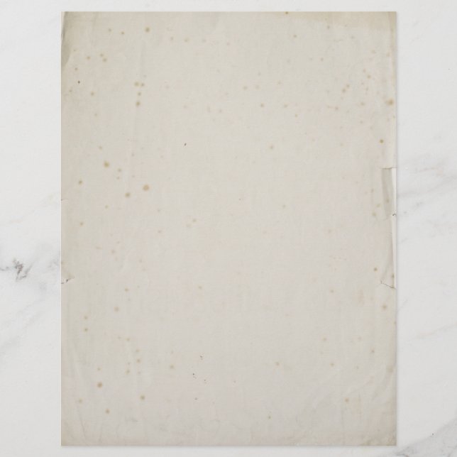 Vintage Faded Blank Book Leaves  Letterhead (Front)