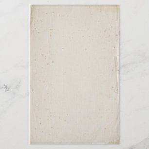 Vintage Faded Old Book End Paper  Stationery