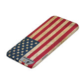 Vintage Faded Old US American Flag Antique Grunge Case-Mate iPhone Case (Bottom)