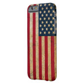 Vintage Faded Old US American Flag Antique Grunge Case-Mate iPhone Case (Back Left)
