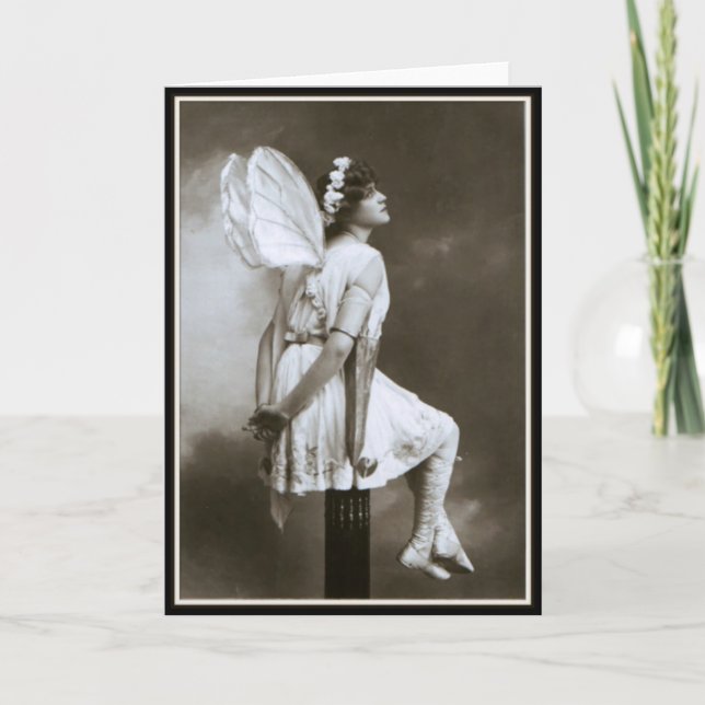 Vintage Faerie photo - Greeting Card (Front)