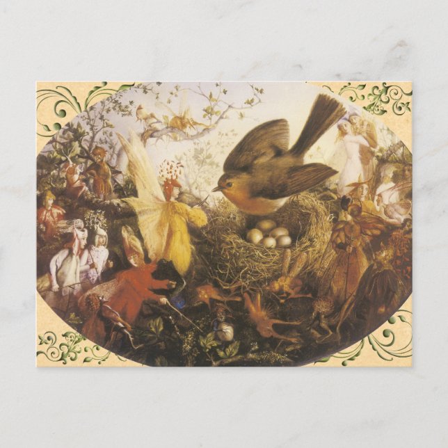 Vintage Faerie Postcard (Front)