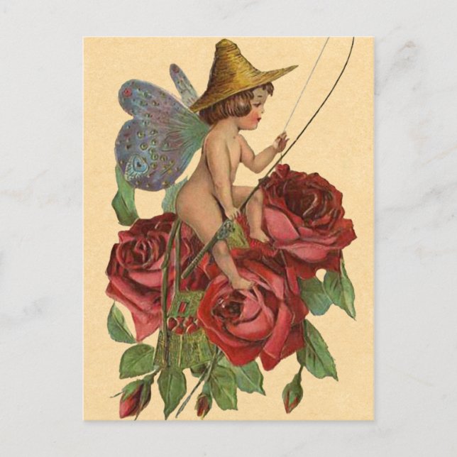 Vintage Faerie Postcard (Front)