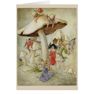 Vintage - Fairies and Toadstools,