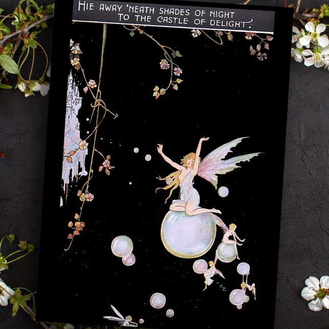 Vintage Fairies on Bubbles & Fantasy Castle Tissue Paper (Creator Uploaded)