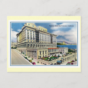 Vintage Fairmont Hotel San Francisco CA Postcard
