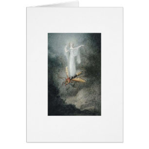 Vintage - Fairy and Dragonfly,