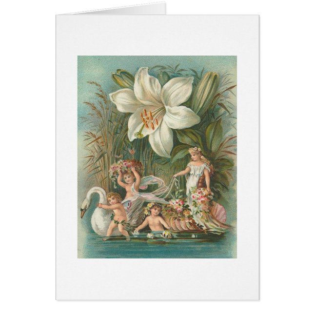 Vintage fairy card (Front)