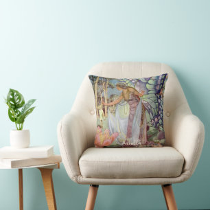 Vintage Fairy  Cushion
