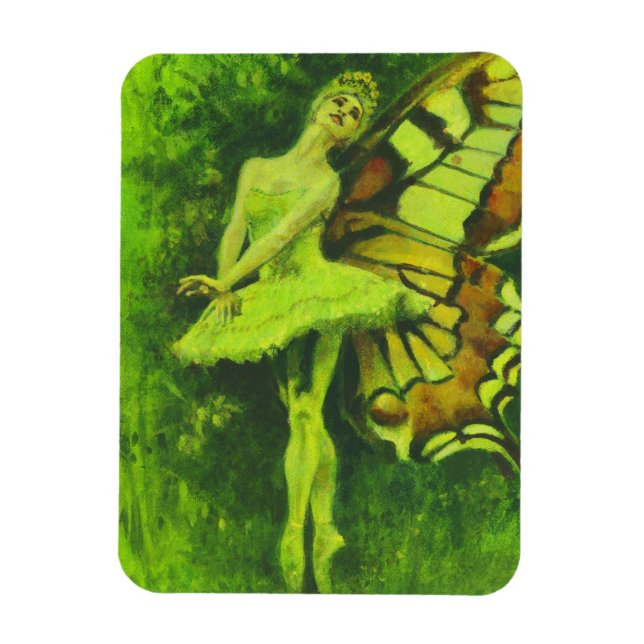 Vintage Fairy Dancer Flexible Magnet (Vertical)