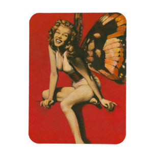 Vintage Fairy Flexible Magnet