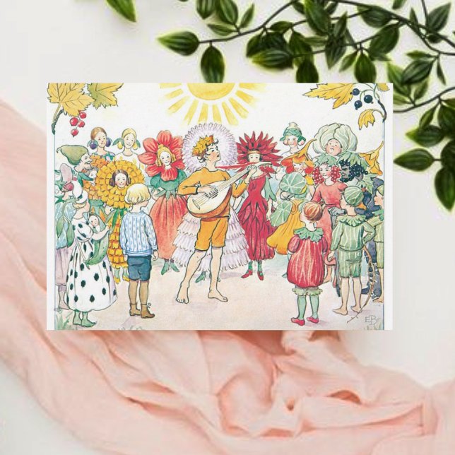 Vintage Fairy Garden Little Lassie by Elsa Beskow (Creator Uploaded)