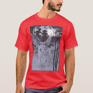 Vintage Fairy Hunters Moon Fairycore Aesthetic Ret T-Shirt