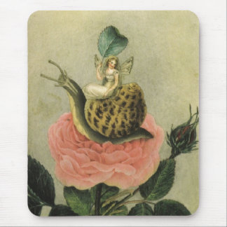Vintage - Fairy in a Garden, Mouse Mat