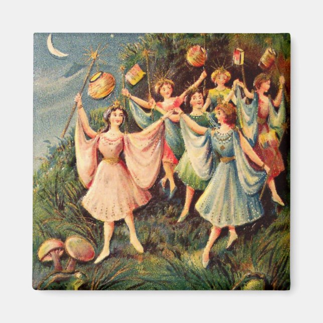 Vintage Fairy Magnet (Front)