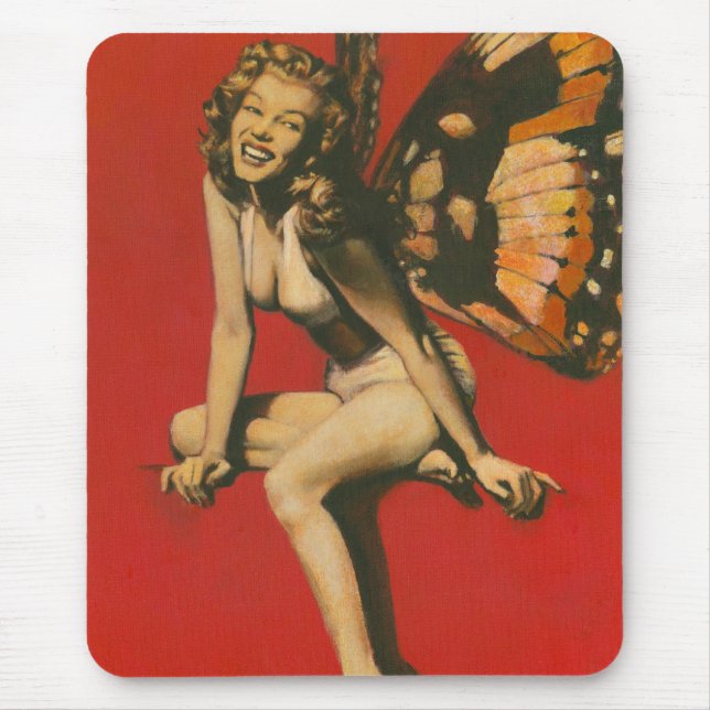 Vintage fairy Mousepad (Front)