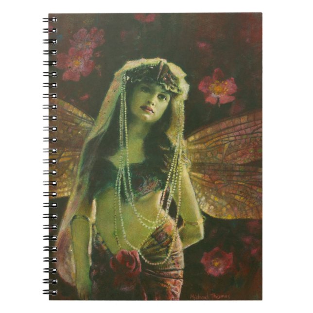 Vintage Fairy Nymph Notebook (Front)