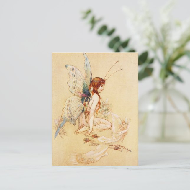 Vintage Fairy Postcard (Standing Front)