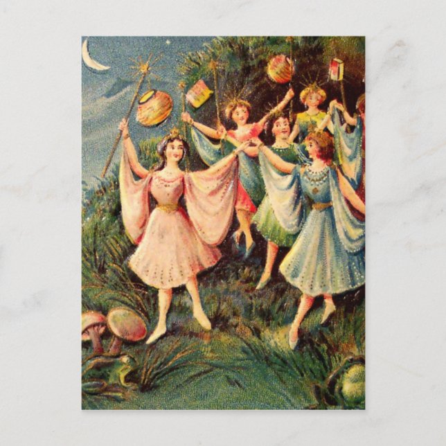 Vintage Fairy Postcard (Front)