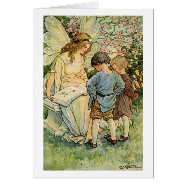 Vintage - Fairy Reading with Children, (Front)