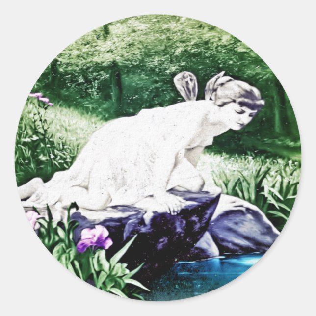 Vintage Fairy Sticker (Front)