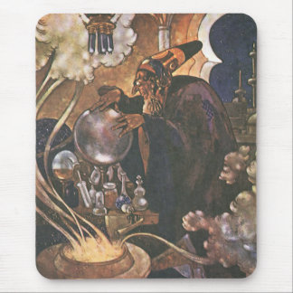 Vintage Fairy Tale, Aladdin and the Magic Lamp Mouse Mat