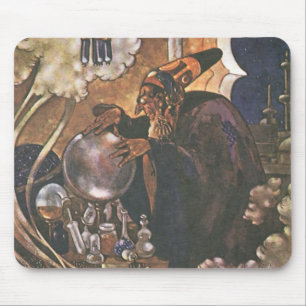 Vintage Fairy Tale, Aladdin and the Magic Lamp Mouse Mat