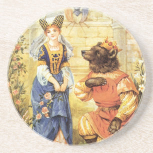 Vintage Fairy Tale, Beauty and the Beast Coaster