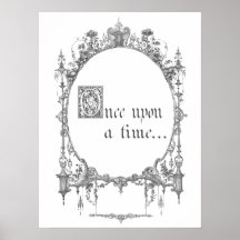 Vintage Fairy tale Book Cover Poster