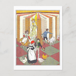 Vintage Fairy Tale Children's Book Illustration Postcard
