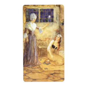 Vintage Fairy Tale, Cinderella and Fairy Godmother