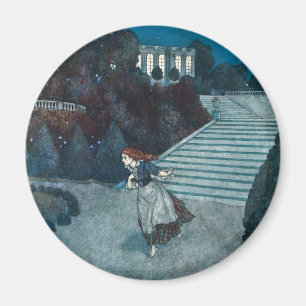 Vintage Fairy Tale, Cinderella by Edmund Dulac Magnet