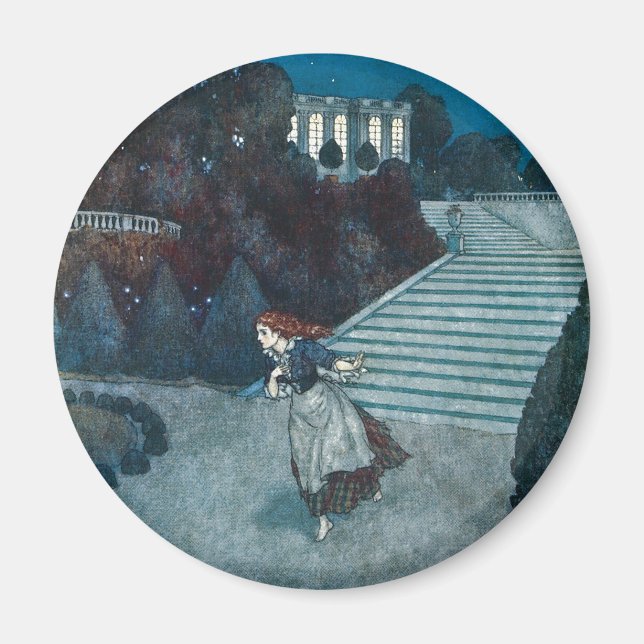 Vintage Fairy Tale, Cinderella by Edmund Dulac Magnet (Front)