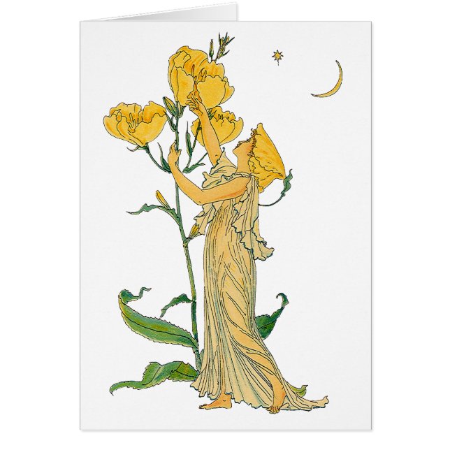 Vintage Fairy Tale, Evening Primrose, Walter Crane (Front)