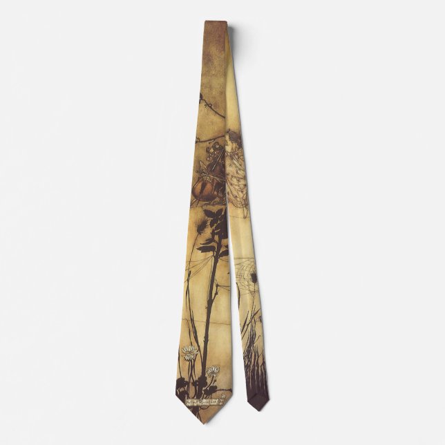 Vintage Fairy Tale, Fairy's Tightrope by Rackham Tie (Front)