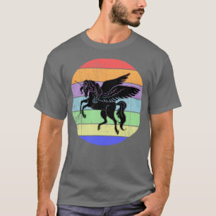Vintage Fairy Tale Flying Unicorn T-Shirt