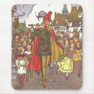 Vintage Fairy Tale Pied Piper of Hamelin by Hauman Mouse Mat