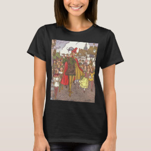 Vintage Fairy Tale Pied Piper of Hamelin by Hauman T-Shirt