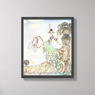Vintage Fairy Tale, Princess Minette, Kay Nielsen Canvas Print