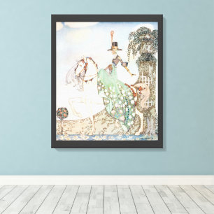 Vintage Fairy Tale, Princess Minette, Kay Nielsen Canvas Print