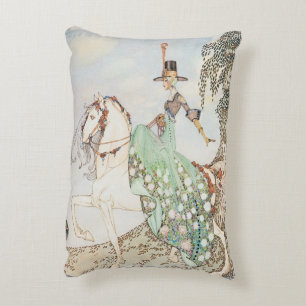 Vintage Fairy Tale, Princess Minette, Kay Nielsen Decorative Cushion