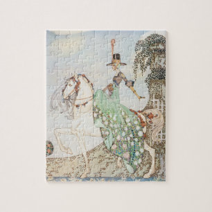 Vintage Fairy Tale, Princess Minette, Kay Nielsen Jigsaw Puzzle