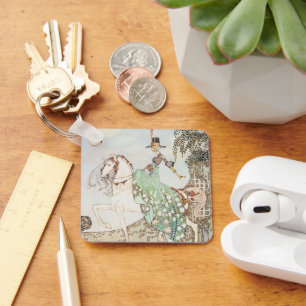 Vintage Fairy Tale, Princess Minette, Kay Nielsen Key Ring