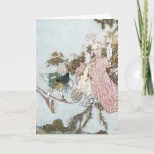 Vintage Fairy Tale Sleeping Beauty by Edmund Dulac Card