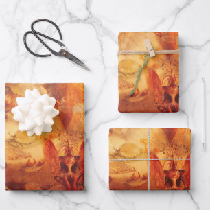 Vintage Fairy Tale The Captive Robin by Fitzgerald Wrapping Paper Sheet